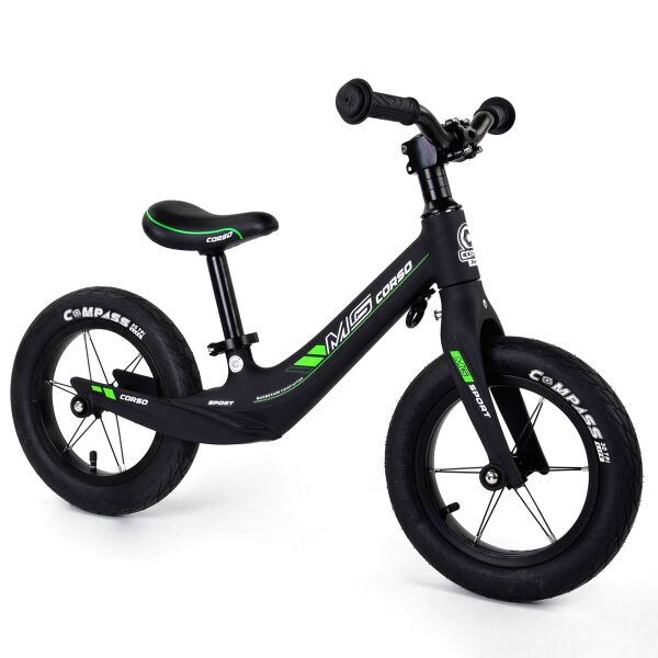 

Беговел Corso Черно-зеленый 6800082559608