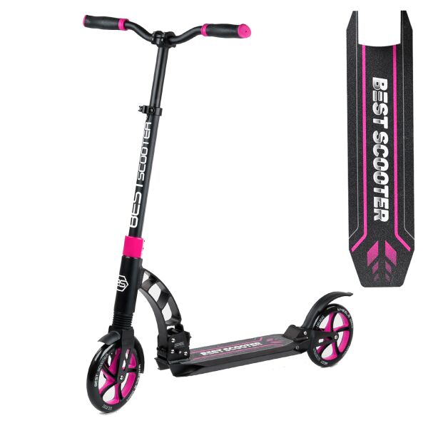 

Самокат Scooter Черно-розовый 6900066346880