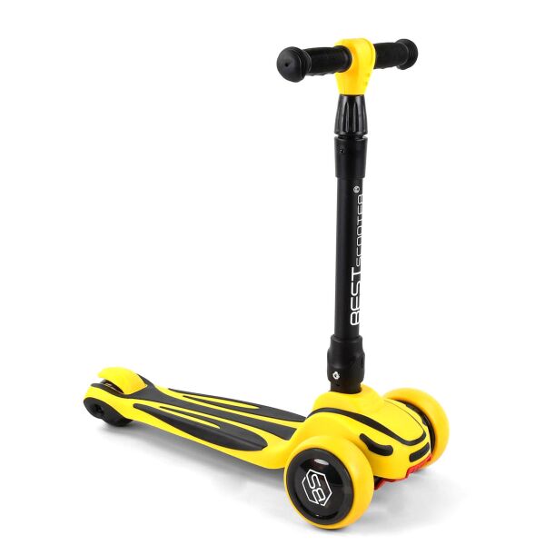 

Самокат Scooter со световым эффектом Черно-желтый 6900066351068