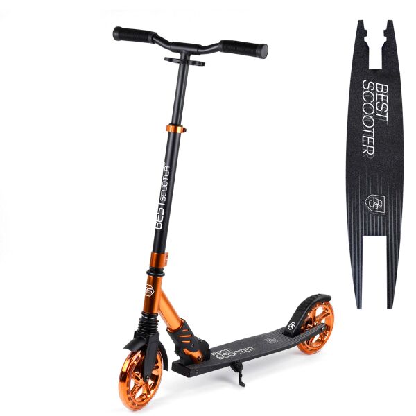 

Самокат Scooter Черно-оранжевый 6900083003469