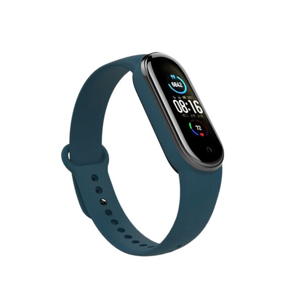 

Mi band 5 / 6 ремешок браслет силиконовый Aquamarine
