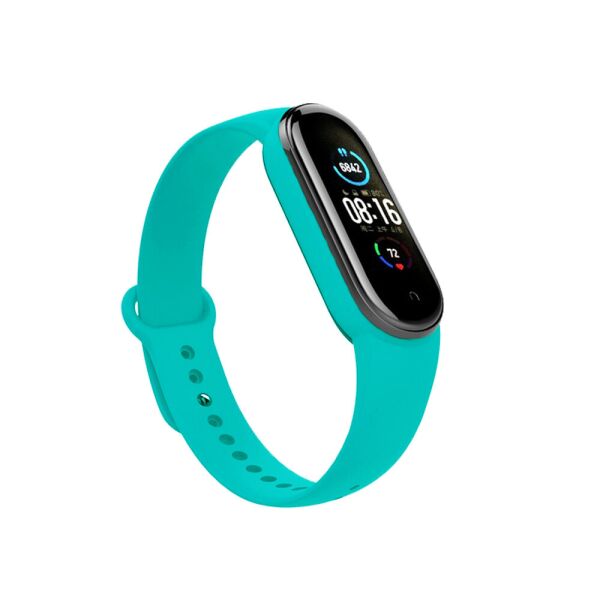 

Mi band 5 / 6 ремешок браслет силиконовый Turquoise