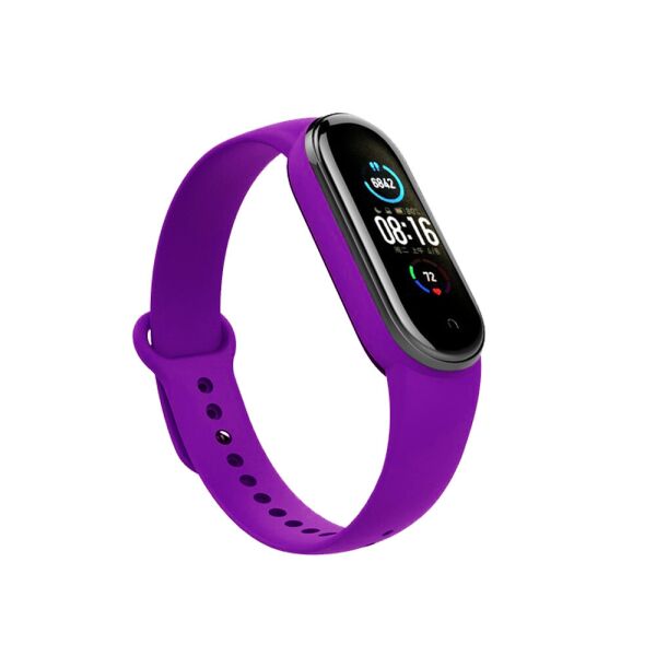 

Mi band 5 / 6 ремешок браслет силиконовый Violet