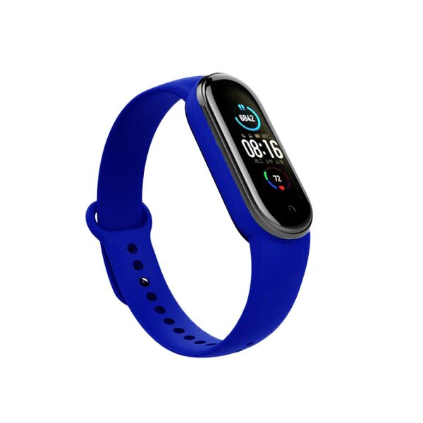 

Mi band 5 / 6 ремешок браслет силиконовый Royal blue