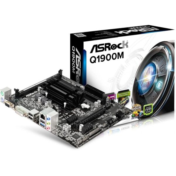 

Материнская плата ASRock Q1900M (Intel Quad-Core J1900, SoC, PCI-Ex16)