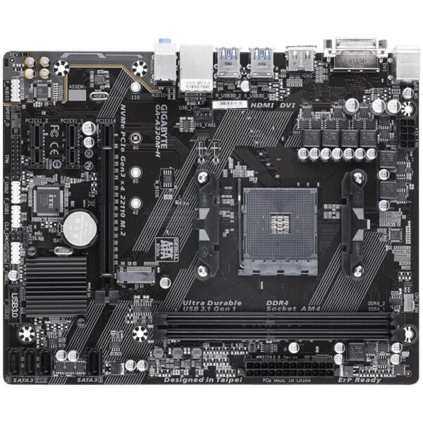 

Материнская плата Gigabyte GA-A320M-H (sAM4, AMD A320, PCI-Ex16)