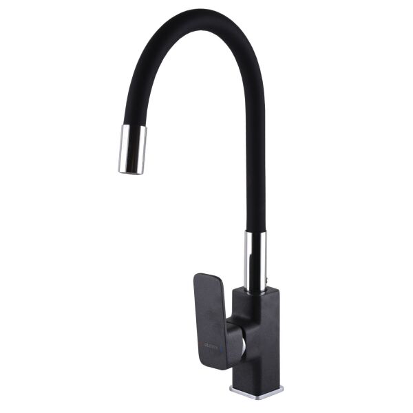

Смеситель для кухни Globus Lux Milano GLM-203LR-1-Onix, Черный матовый
