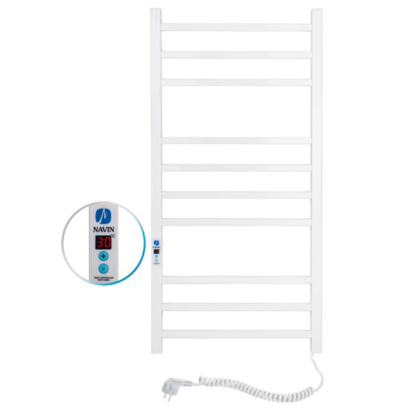 

Электрический полотенцесушитель Navin Loft 500x1000 Digital правый 12-143052-5010, Белый, Правое, Электронный