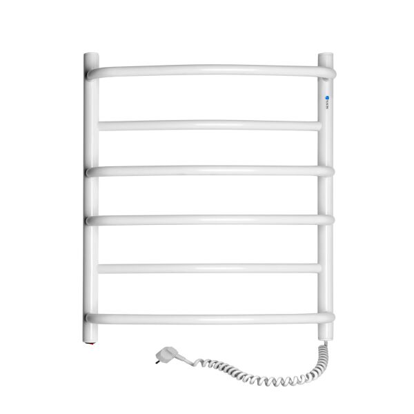 

Электрический полотенцесушитель Navin Омега 530x600 правый 12-015030-5360, Белый, Правое