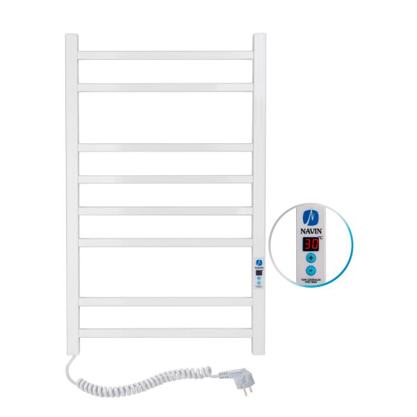 

Электрический полотенцесушитель Navin Loft 500x800 Digital левый 12-143152-5080, Белый, Левое, Электронный