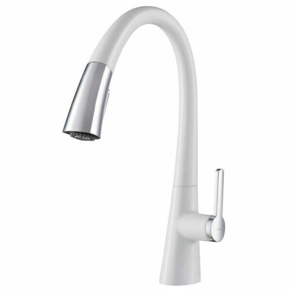 

Смеситель для кухни Kraus Nolen белый KPF-1673CHWH