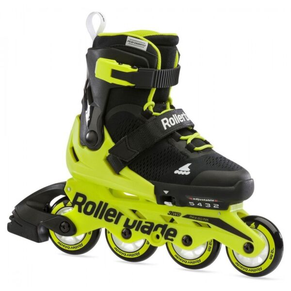 

Ролики детские Rollerblade Microblade Black Neon Yellow 2021 (Черно-желтый неон, 36,5-40,5)