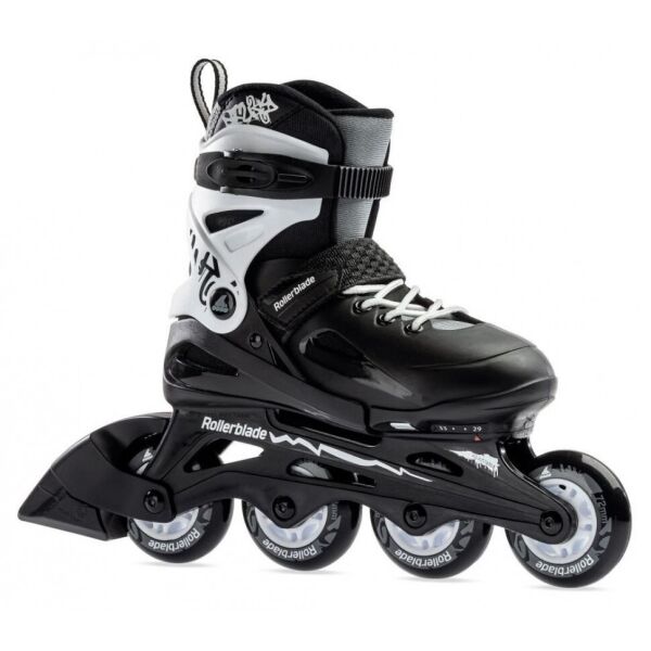

Ролики детские Rollerblade Fury 2021 (Черно-белый, 29-33)