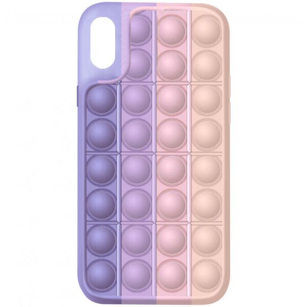 

Cиликоновый 3D чехол-антистресс Pop it для iPhone X (5.8") (2) (1160272)