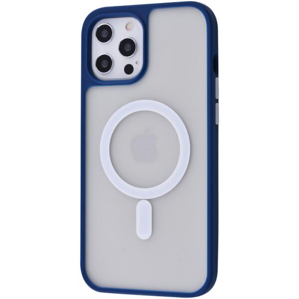 

TPU+PC чехол Shadow Matte with Magnetic Safe для Apple iPhone 12 Pro Max (6.7") (Синий / Dark Blue) (1158644)