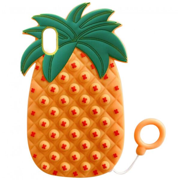 

Фигурный силиконовый 3D чехол-антистресс Pop it Ананас для Apple iPhone XS Max (6.5") (Оранжевый) (1160109)
