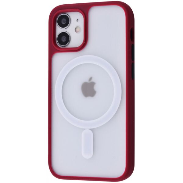 

TPU+PC чехол Shadow Matte with Magnetic Safe для Apple iPhone 12 mini (5.4") (Красный / Red) (1158633)