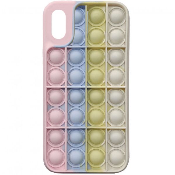 

Cиликоновый 3D чехол-антистресс Pop it для iPhone XS (5.8") (5) (100078799)