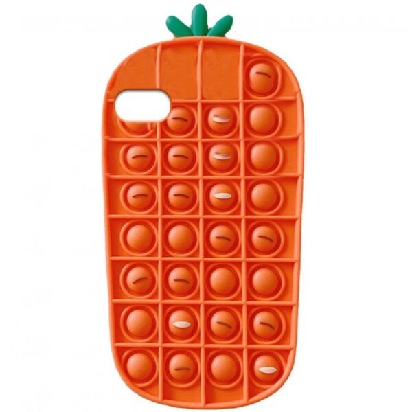 

Фигурный силиконовый 3D чехол-антистресс Pop it Морковка для iPhone 7 (4.7'') (Оранжевый) (1160325)