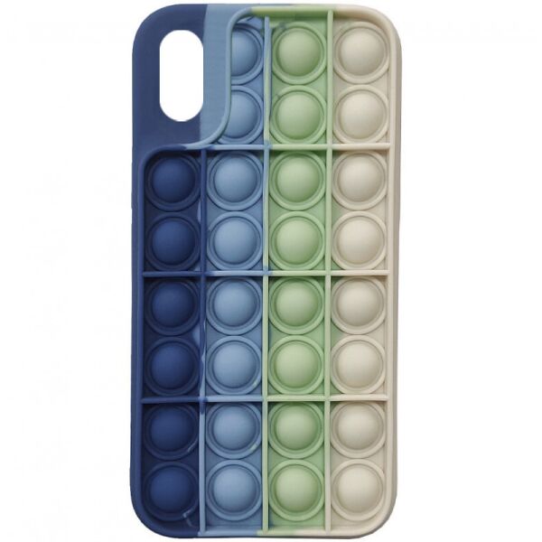 

Cиликоновый 3D чехол-антистресс Pop it для iPhone XS (5.8") (6) (100078800)