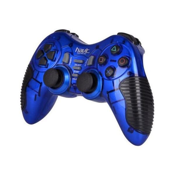 

Проводной геймпад Havit HV-G85 USB PS2 PS3 Blue