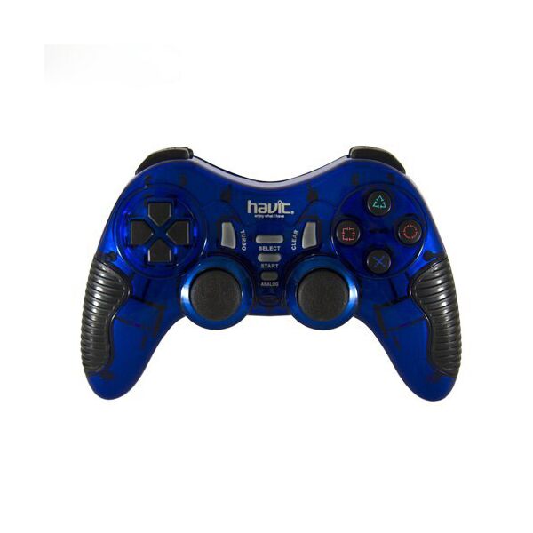 

Беспроводной геймпад HAVIT HV-G89W USB+PS2+PS3 Blue