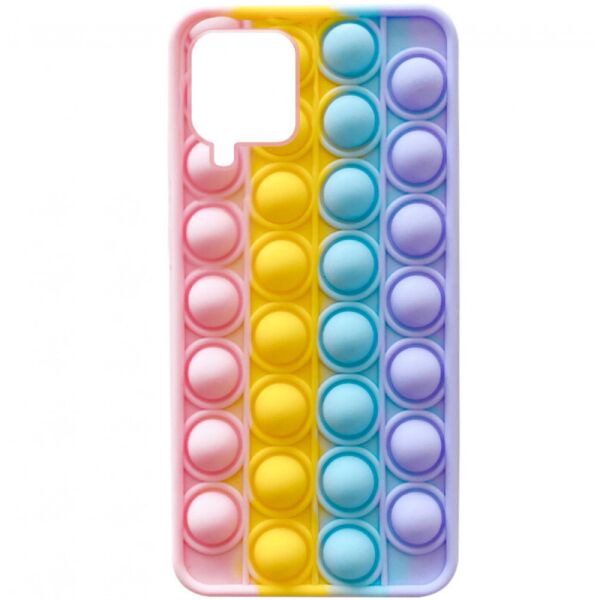 

Cиликоновый 3D чехол-антистресс Pop it Bubble для Samsung Galaxy A12 (Разноцветный) (1160333)