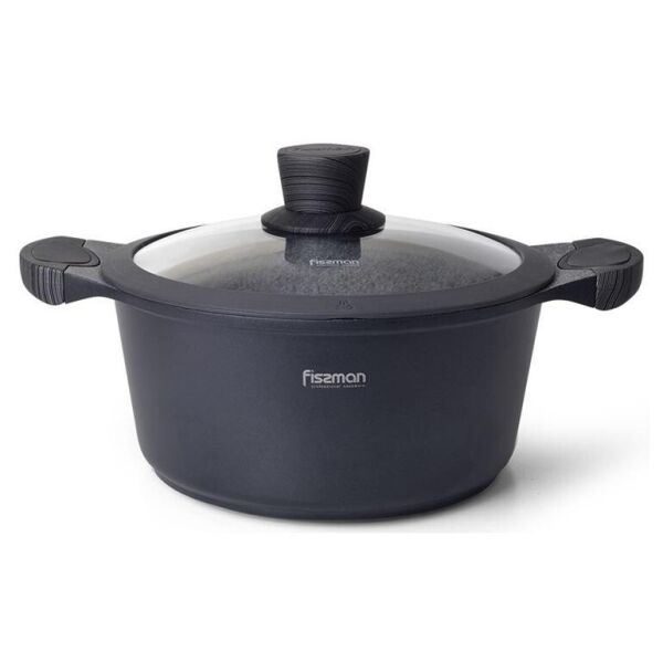 

Кастрюля Fissman Prestige 4.3л с антипригарным покрытием Greblon С3