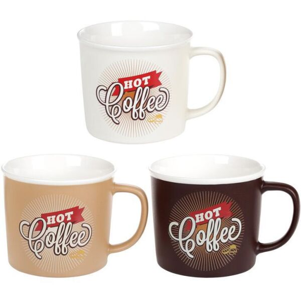 

Кружка Hot Coffee 380мл фарфоровая