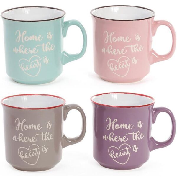 

Кружка керамическая "Home is where the heart is" 450мл