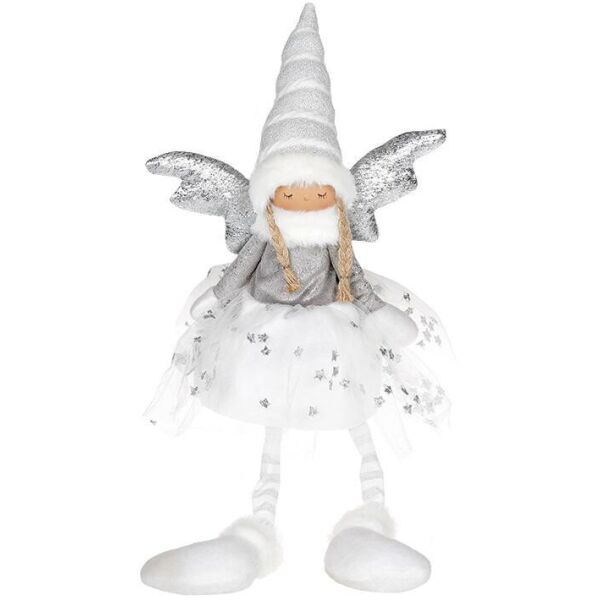 

Мягкая игрушка «Девочка-Ангел» White&Silver 26х15х57см