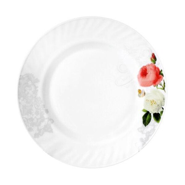 

Набор 6 тарелок обеденных "Роза-Бутик" Ø23см, стеклокерамика