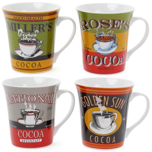 

Кружка фарфоровая "Retro Cocoa" 375мл