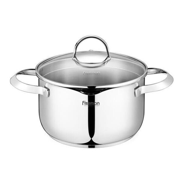 

Кастрюля Fissman Callisto 1.9л со стеклянной перфорированной крышкой