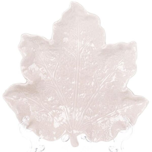 

Тарелка-блюдо Feuille "Кленовый лист" 20см, керамическая бежевая