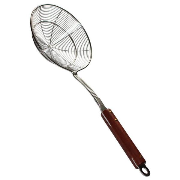 

Шумовка Dynasty 42см проволочная с деревянной ручкой