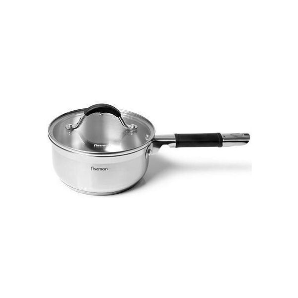 

Ковш Fissman Magnifika 1.5л из нержавеющей стали с силиконовыми накладками на ручках