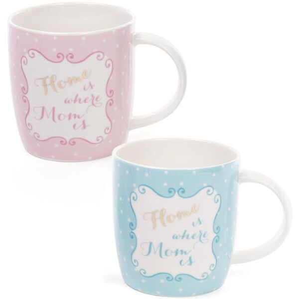 

Кружка фарфоровая "Дом - там, где мама" 400мл