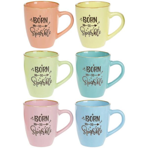 

Кружка "Born to Sparkle" (Рожденный Искриться) 360мл, керамика