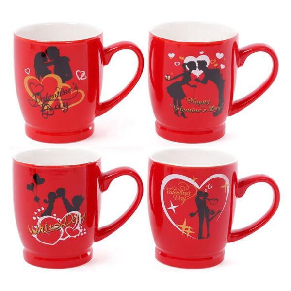 

Кружка фарфоровая "Happy Valentine's" 330мл