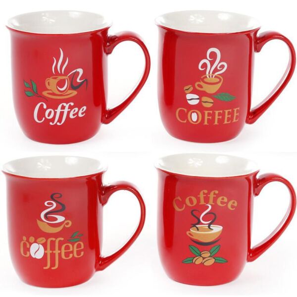 

Кружка фарфоровая "COFFEE" 260мл, кофейная