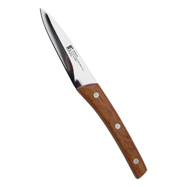 

Нож для чистки овощей Bergner Natural Life 8.75см с деревянной ручкой