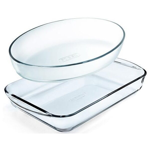 

Набор 2 формы для выпечки Pyrex Essentials 30х21см, 35х23см, жаропрочное стекло