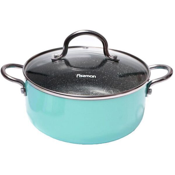 

Кастрюля Fissman Mini Chef Blue 1.8л с антипригарным покрытием