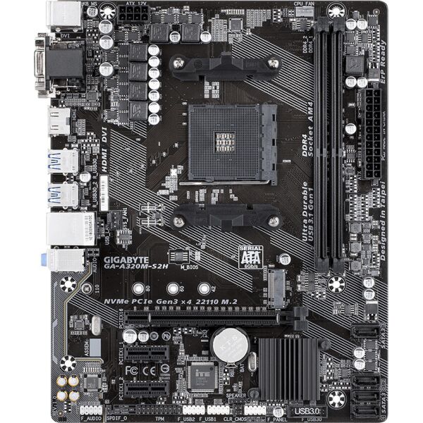 

Материнская плата Gigabyte GA-A320M-S2H