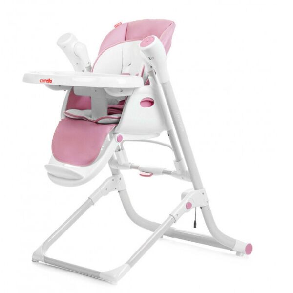 

Стульчик-качели 3 в 1 CARRELLO Triumph, для кормления с пластика CRL-10302/1 Taffy Pink, цвет-розовой.