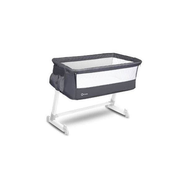 

Кроватка приставная Lionelo THEO DARK GREY