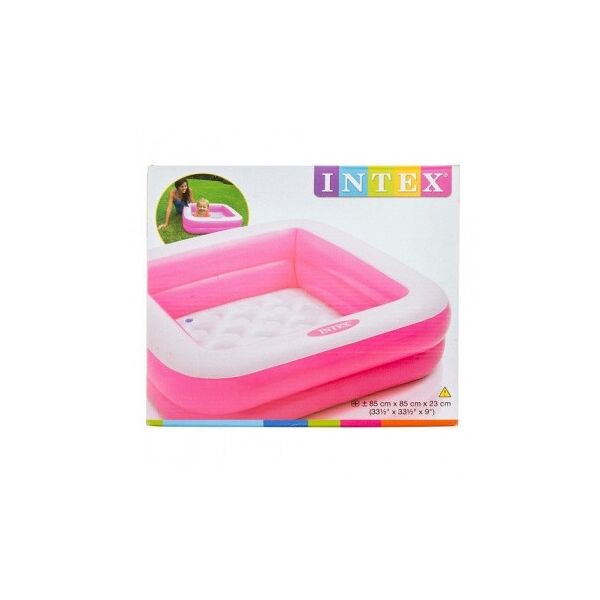 

Детский бассейн для купания Intex 57100 высота борта 18 см Розовый