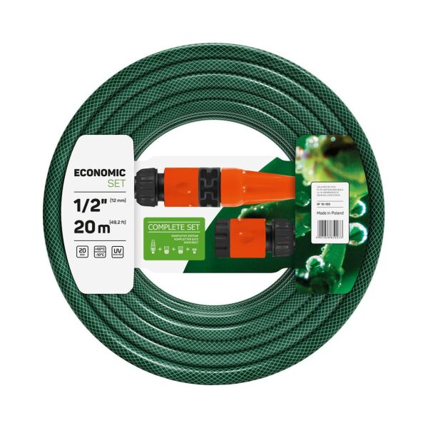 

Поливальний набір ECONOMIC 1/2" 20м + набір фитингів BASIC