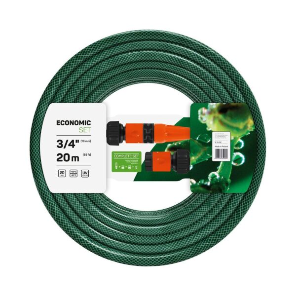 

Поливальний набір ECONOMIC 3/4" 20м + набір фітингів BASIC
